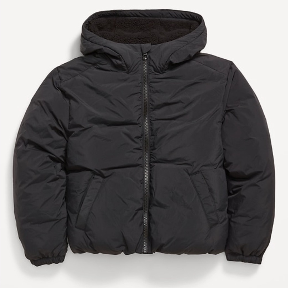 Old Navy water resistant puffer jacket Dark Blue size 18-24months